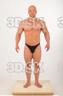 Whole body modeling swim suit photo reference of Sebastian 0013